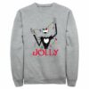 Men’s The Nightmare Before Christmas Jack Jolly Christmas Lights Sweatshirt