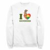 Men’s The Simpsons Christmas Lisa I heart Reindeers Sweatshirt