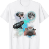 Moo Deng T-Shirt Three Moon Funny Hippo