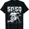 Ohtani T-Shirt Historic 50-50 Club Entry Shohei Ohtani Mlbpa