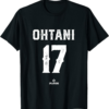 Ohtani T-Shirt Shohei Ohtani 17 Mlbpa Los Angeles Baseball