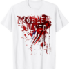 Problem Solved Bloody T-Shirt Shirt Blood Splatter Halloween