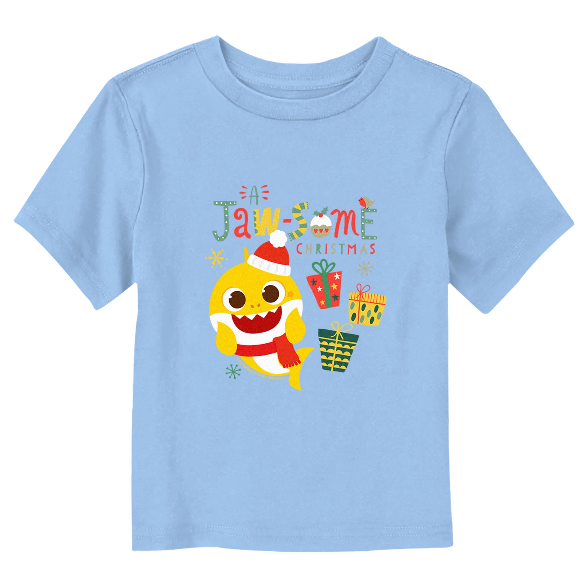 Toddler's Baby Shark Jawsome Christmas T-Shirt Toddler's Baby Shark Jawsome Christmas T-Shirt