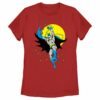 Women’s Batman Christmas Light Swing T-Shirt