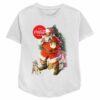 Women’s Coca Cola Christmas Drink in Bottles Logo T-Shirt