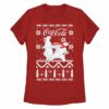 Women’s Coca Cola Ugly Christmas Polar Bear T-Shirt