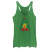 Women’s Guardians of the Galaxy Holiday Special Shield Christmas Tree Racerback Tank Top