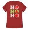 Women’s Lost Gods Christmas Distressed Ho Ho Ho T-Shirt