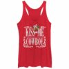 Women’s Lost Gods Christmas Kiss Me Cowboy Racerback Tank Top