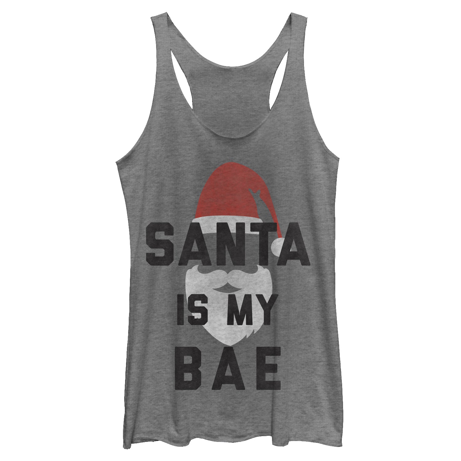 Women's Lost Gods Christmas Santa is my Bae Racerback Tank Top Women's Lost Gods Christmas Santa is my Bae Racerback Tank Top
