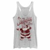 Women’s Lost Gods Christmas Santa on my Naughty List Racerback Tank Top