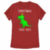 Women’s Lost Gods Christmas Tree-Rex T-Shirt