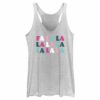 Women’s Lost Gods Fa La La Stack Racerback Tank Top