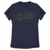 Women’s Lost Gods Merry Christmas Ornaments T-Shirt