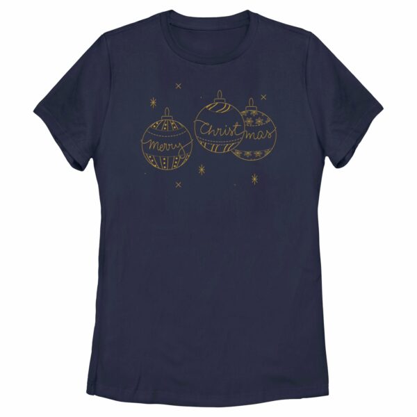 Women’s Lost Gods Merry Christmas Ornaments T-Shirt