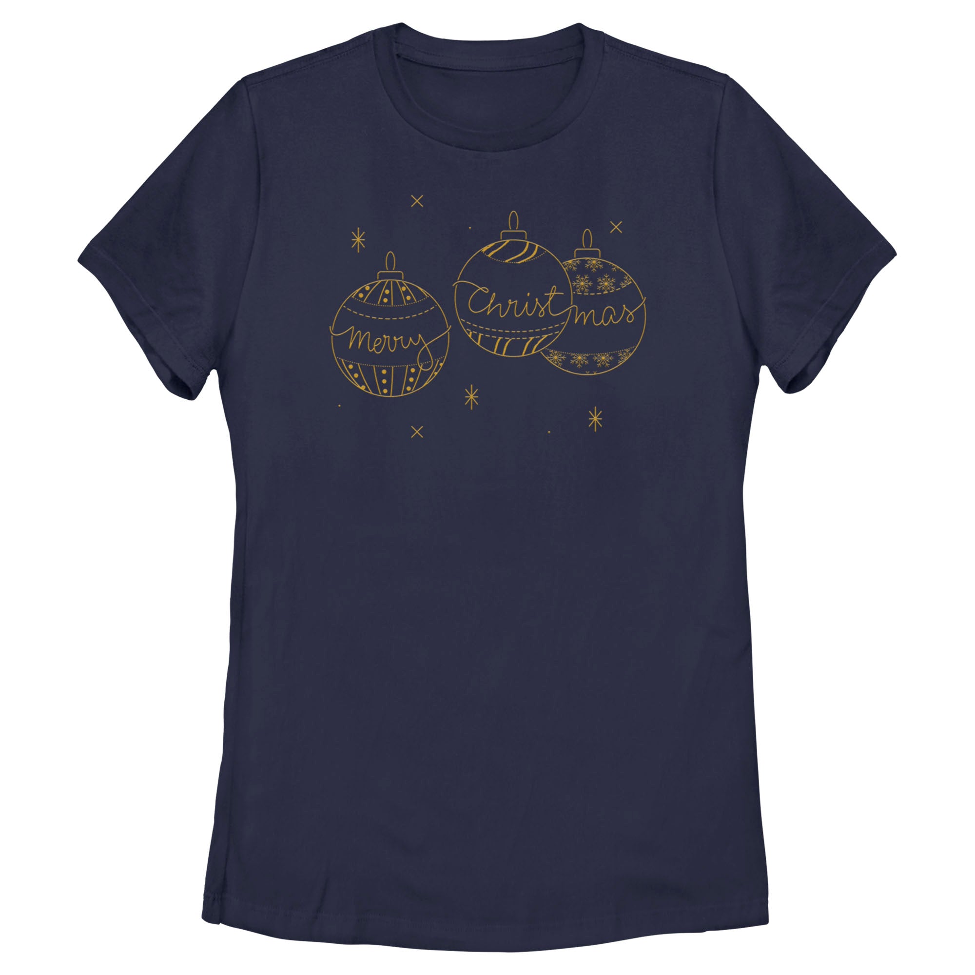 Women's Lost Gods Merry Christmas Ornaments T-Shirt Women's Lost Gods Merry Christmas Ornaments T-Shirt