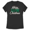 Women’s Lost Gods Merry Elfin’ Christmas T-Shirt