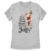 Women’s Lost Gods Santa You’re Ready for This Jolly T-Shirt