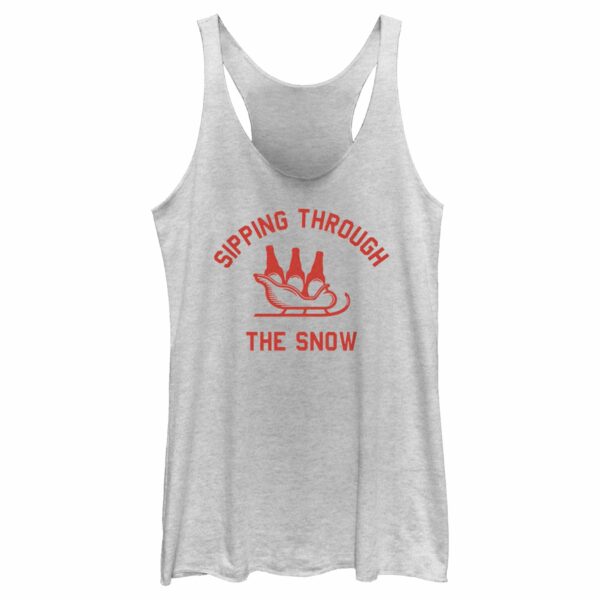 Women’s Lost Gods Sipping Through the Snow Racerback Tank Top