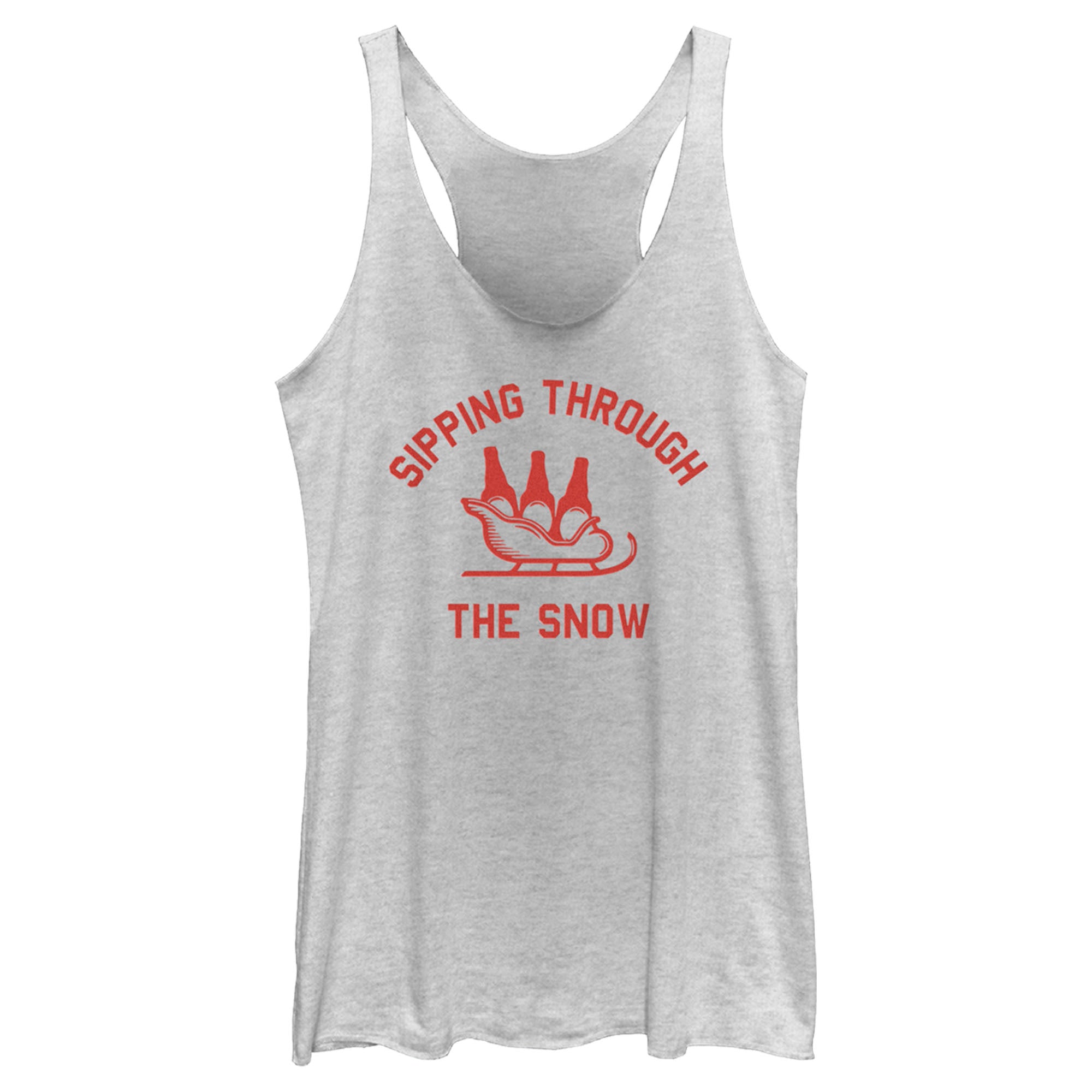 Women's Lost Gods Sipping Through the Snow Racerback Tank Top Women's Lost Gods Sipping Through the Snow Racerback Tank Top