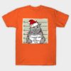 Cat Christmas mugshot shirt