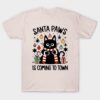 Cat Santa Saws is coming to town Christmas shirt