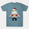 Fitness Santa Claus Christmas shirt