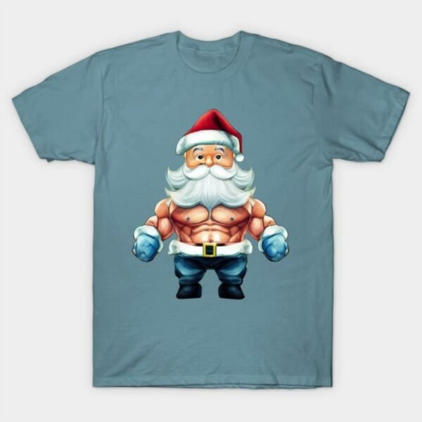 Fitness Santa Claus Christmas shirt