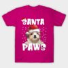 Funny teddy bear dog Christmas lights tree dog lover shirt
