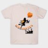 Halloqueen women queen witch flying shirt