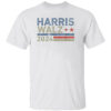 Harris Walz Waltz 2024 Retro Vintage Distressed Design T-Shirt