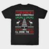 I’m dreaming of a white Christmas t-shirt