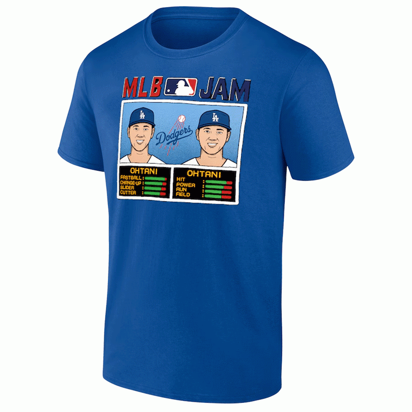 MLB Jam Dodgers Ohtani Shirt MLB Jam Dodgers Ohtani Shirt