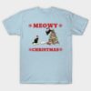 Moewy Christmas bookworm tree books shirt