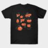 Pumpkin Halloween cats by tobe fonseca shirt