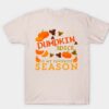 Pumpkin spice is my favorite season autumn leaves fall Halloween shirt