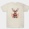 Reindeer family in Christmas bliss shirt