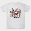 Santa and Reindeer beer singalong Christmas shirt