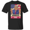 Trump Arrest This .Never Surrender.Fingers Pro Trump T-Shirt