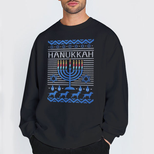 Funny Ugly Happy Hanukkah Sweatshirt Funny Ugly Happy Hanukkah Sweatshirt