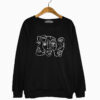 Line Art Abstract Sweatshirt