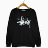 Logo Stussy Burgundy Sweatshirt