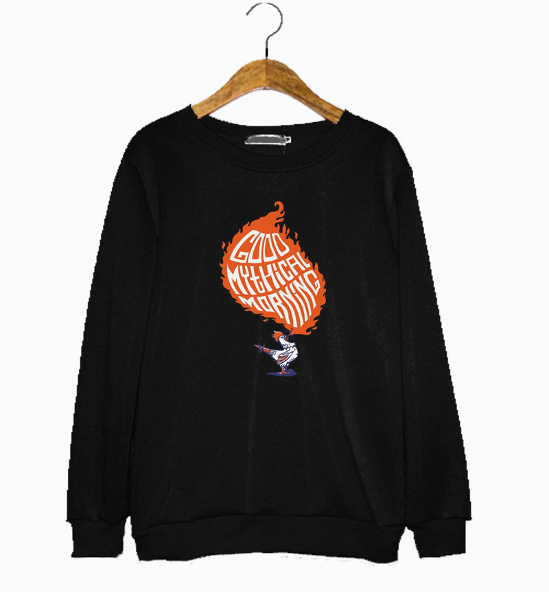 Merch Good Mythical Morning Blue Sweatshirt Merch Good Mythical Morning Blue Sweatshirt