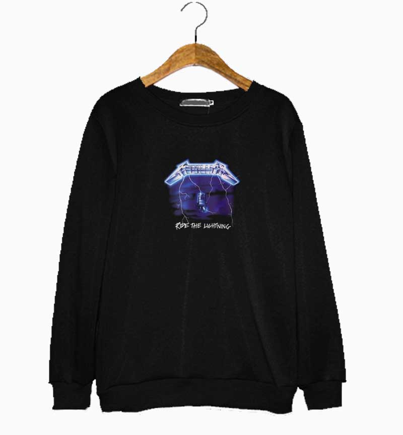 Merch Ride the Lightning Sweatshirt Merch Ride the Lightning Sweatshirt