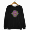 Purple Floral Days Sweatshirt