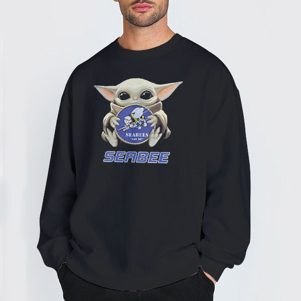 Star Wars Baby Yoda Hug Seabee Sweatshirt Star Wars Baby Yoda Hug Seabee Sweatshirt