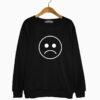 Vintage Emoticon Sad Face Sweatshirt
