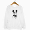 Vintage White Mickey Mouse Sweatshirt