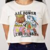 All Power To The Pussy Crop Tee