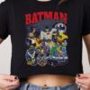 Batman Animated Vintage Crop Tee